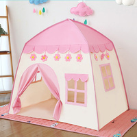 Outdoor Baby Tent Shade Beach Pool Uv Protection Sun Shelter For Kids Girls Toys Child Camping Play House Cute Pink Flower Room