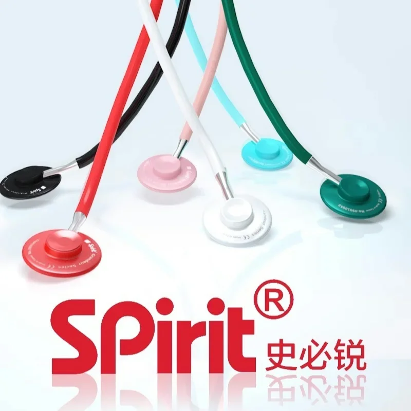 

Lightweight Spirit 503 Stethoscope with Soft Sealing Eartips, Comfortable for Long Shifts, Ideal for Nurses, Students, Home Care