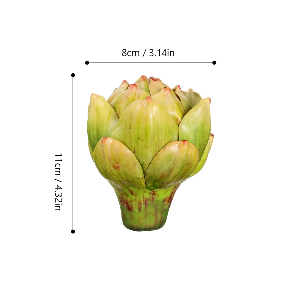 4-delige planten gesimuleerde ananas hoofd kunstmatige groente artisjokken nep groenten decor faux groen vals