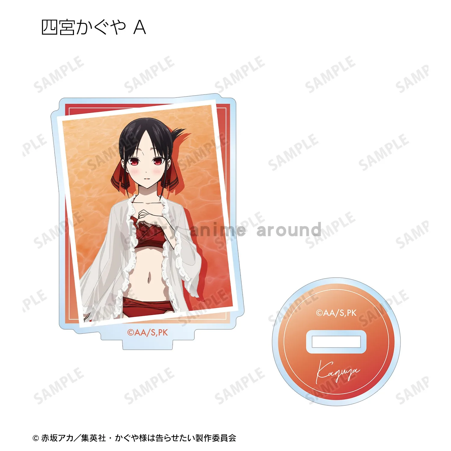 Figurka Iino Miko Shinomiya Kaguya Fujiwara Chika Hayasaka Ai Mini Figurka Lalka Anime Akrylowy Stojak Model Płytka Cosplay Zabawka Prezent