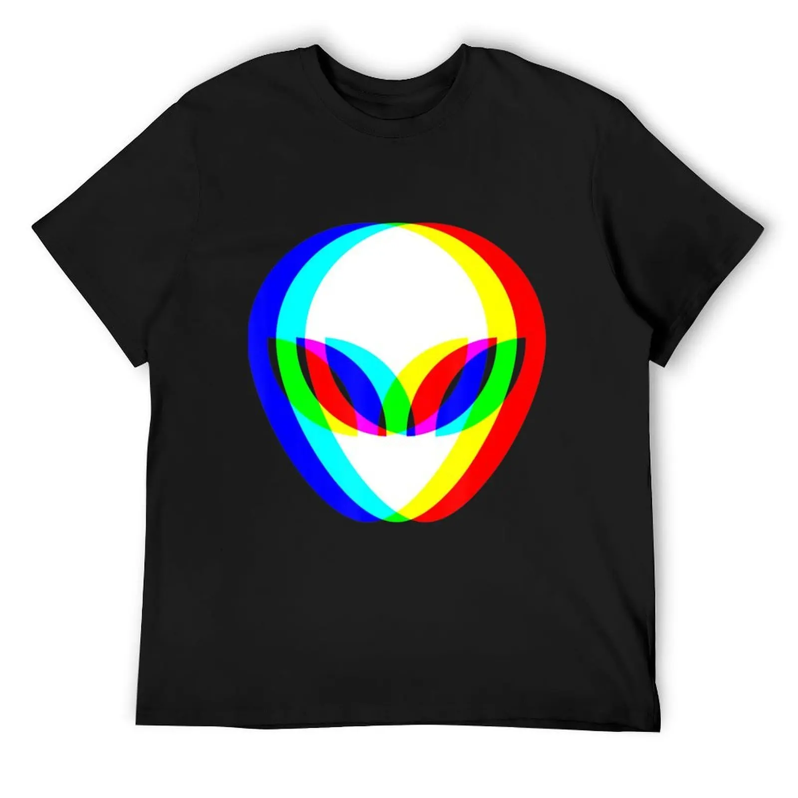 

Alien Head Trippy Vaporwave Techno Rave Edm Music Festival T-Shirt new edition plus size men clothing