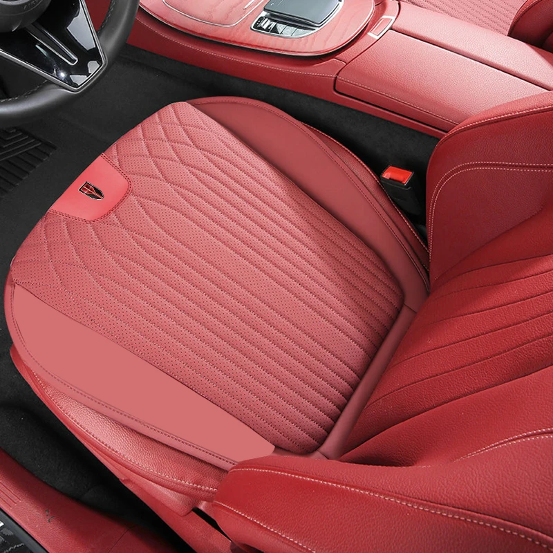Embroidered Car Seat Cushion For Hongqi H5 H9 HS3 HS5 HS7 Ehs9 Ehs7 Ehs5 Seat Covers All‑Season Car Seat Backrest Protective Pad