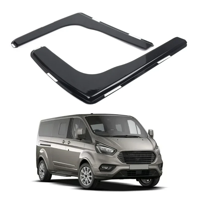 1 Pair Wind Deflectors Window Vent Visors for CUSTOM TRANSIT / TOURNEO 2012-Up Rain Guards Rain Shield Shade Replacement