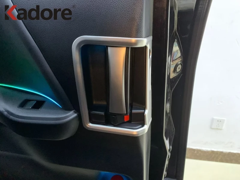 داخل غطاء مقبض الباب الأمامي الكسوة والداخلية غطاء مقبض الباب الأوسط اكسسوارات السيارات لتويوتا نوح VOXY 90 2022-2026