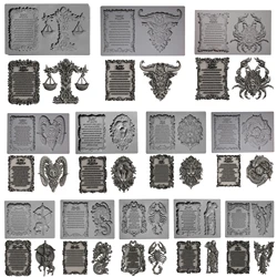 Twelve Constellations Silicone Mold Fondant Cake Decoration Mould Sugarcraft Chocolate Baking Tool Kitchenware For Cake Gumpaste