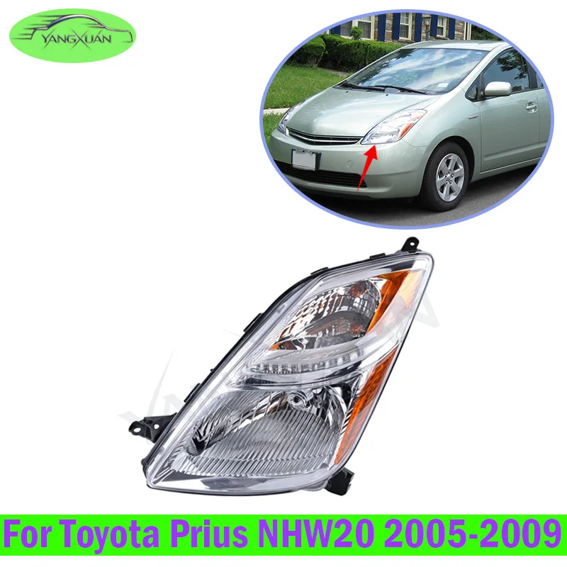 Front Bumper Headlight Headlamp Head Light Head Lamp Assembly For Toyota Prius NHW20 2005-2009