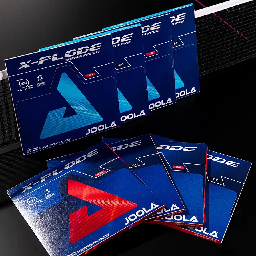 JOOLA X-PLODE Table Tennis Rubber Sheet Pips-in ITTF Approved Ping Pong Rubber Non-sticky 2.0/Max Sponge Table Tennis Rubber