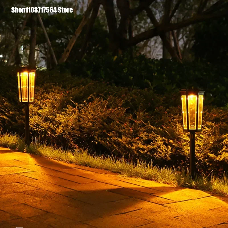 

2024 Solar lawn light household outdoor villa park landscape outdoor lawn decorative garden light