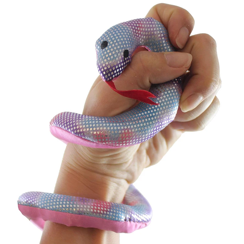 Snake Coiled Sand Filled Animal Toy Various Simulation Snake Plush Heavy Weighted Sandbag Animal Plush Bean Bag Toss Joking Doll