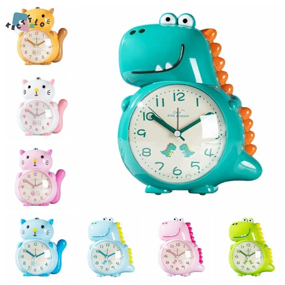 

Cartoon Electronic Desk Clock Dinosaur Shaped Space Theme Decor Tabletop Clock Music with Night Light Bedside Clocks