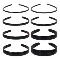 1 Pc Simple Women Headbands Fashion Head Band for Girls Black Color Casual Hair Accessories Plastic hairband hair hoop band