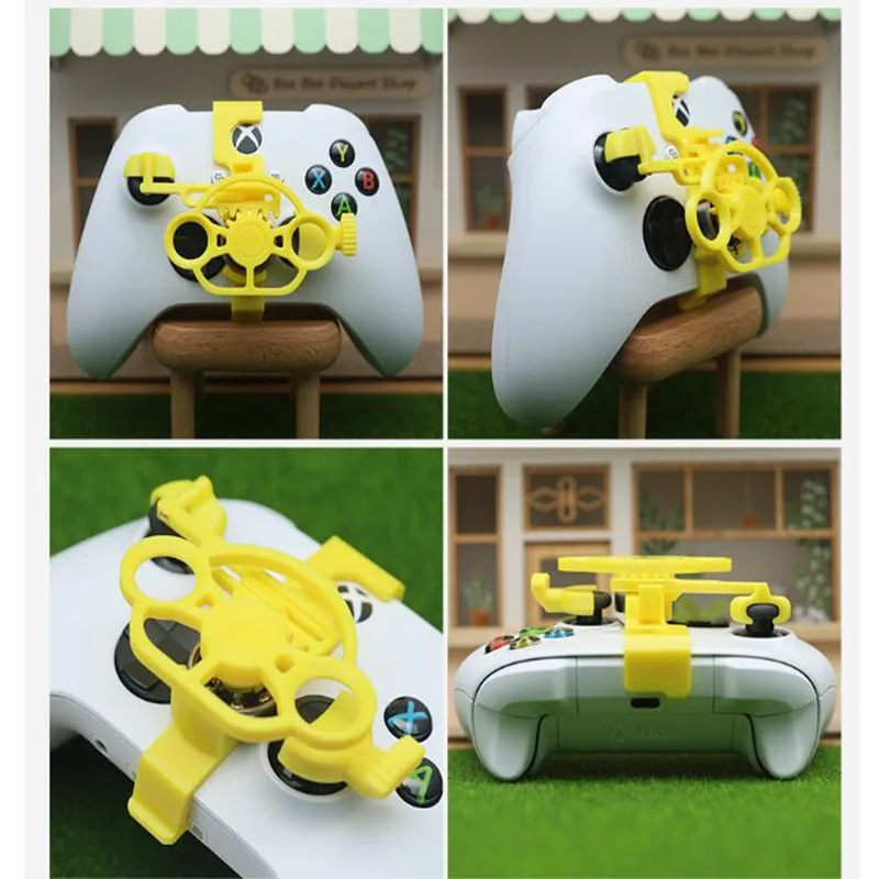 Enhanced Gaming Racing Wheel Attachment 3D Printed Mini Steering Wheel add on For Xbox Series X Series S Controller Gaming