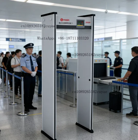 Wholesale Price High Sensitivity Door Frame 6/12/18 Security Zones Walk Through Metal Detector for Subway/Airport/School