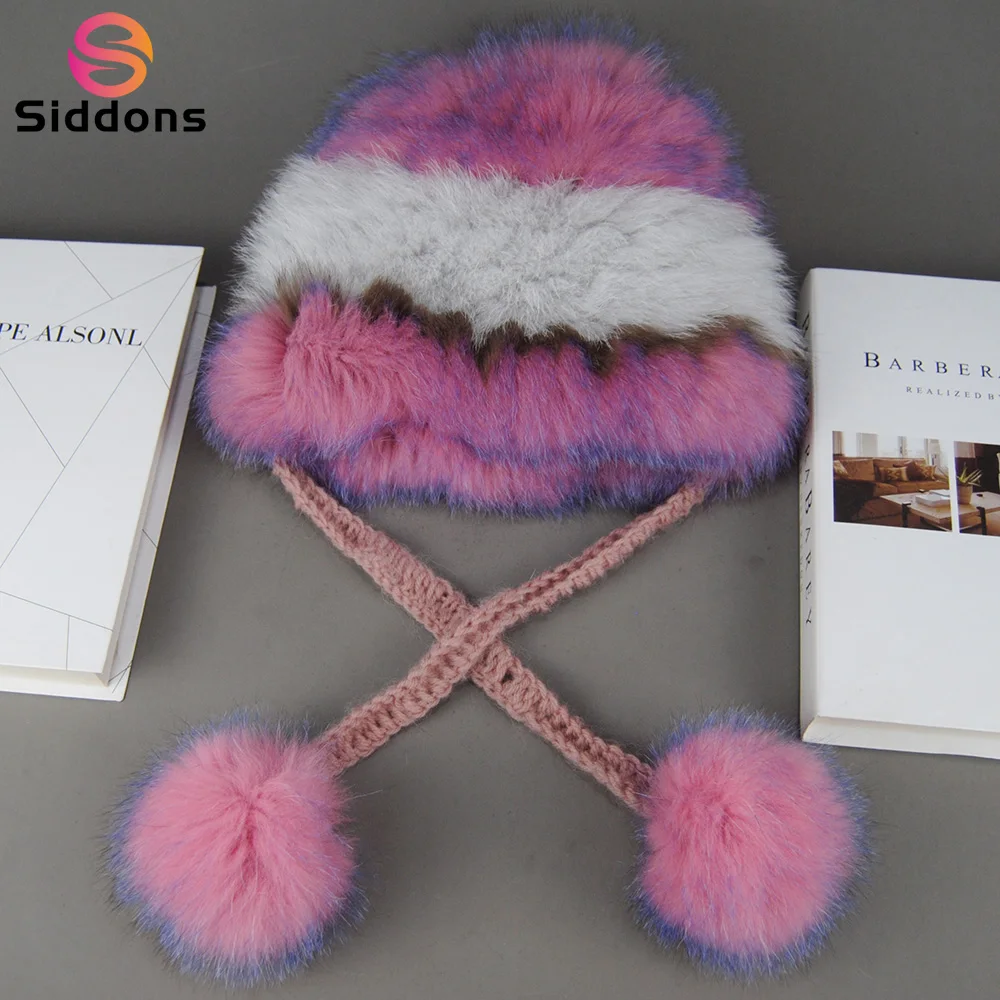 

Лидер продаж, женские шапки из натурального лисьего меха, русская ушанка, зимние толстые теплые уши, модная шапка-бомбер для девочек, меховая шапка, эластичная шапка-бини