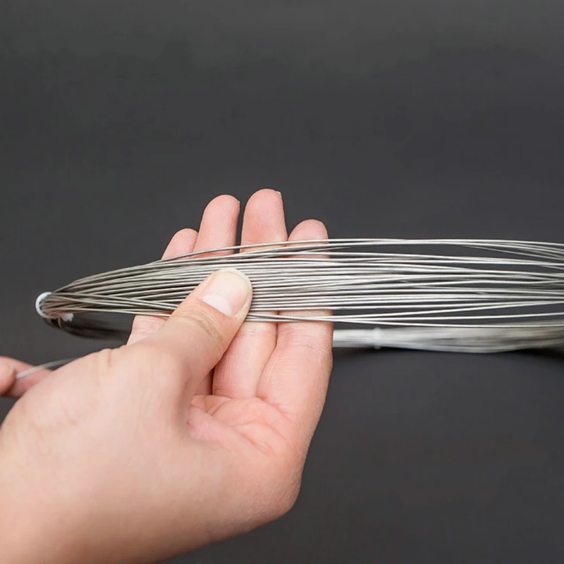 1Piece 10M Spring Steel Wire Single Stainless Steel Wire Rope For Do Springs Wear Beads Can Cut Soap