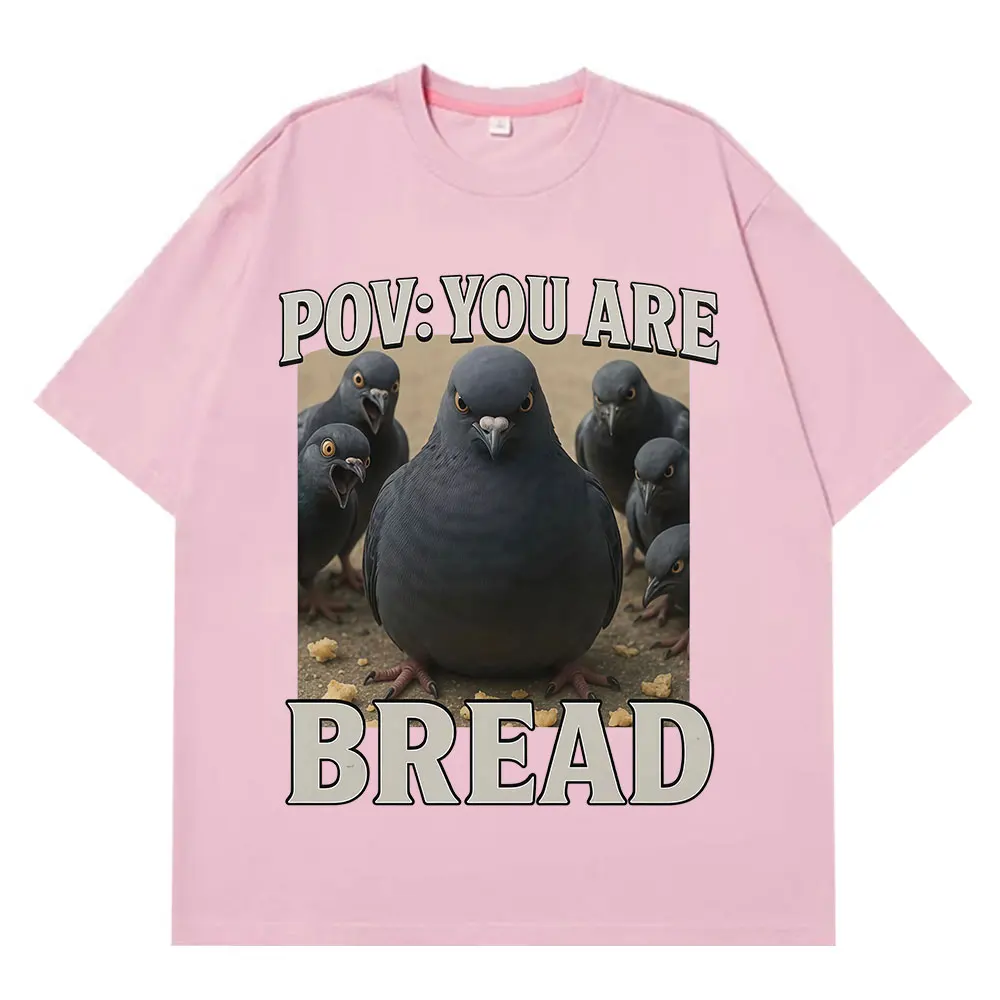 Engraçado pombo birdy gráfico moda t camisa homem mulher de manga curta hip-hop camisetas verão oversized algodão solto respirável topo
