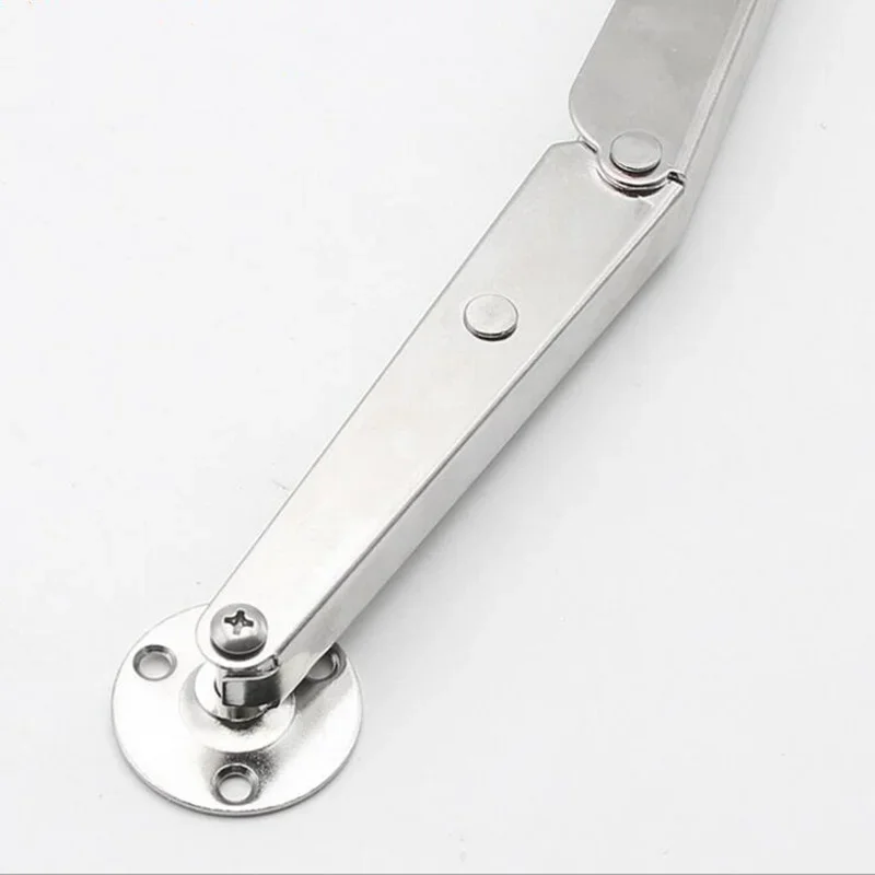 60-200N Heavy-Duty Upward Flap Door Air Pressure Lever Random Stop Furniture Hinge Soft Closing Slow Closing Cover Support