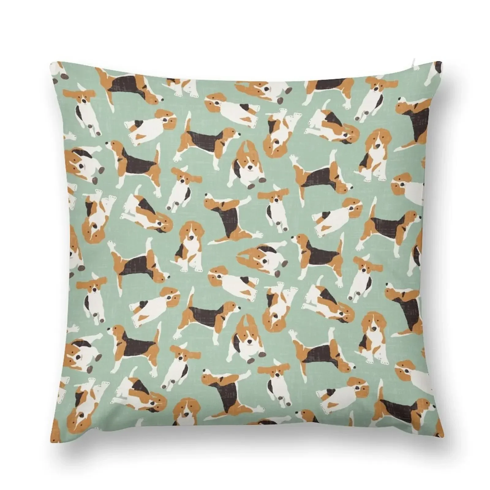 

beagle scatter mint Throw Pillow autumn decoration Luxury Living Room Decorative Cushions pillow