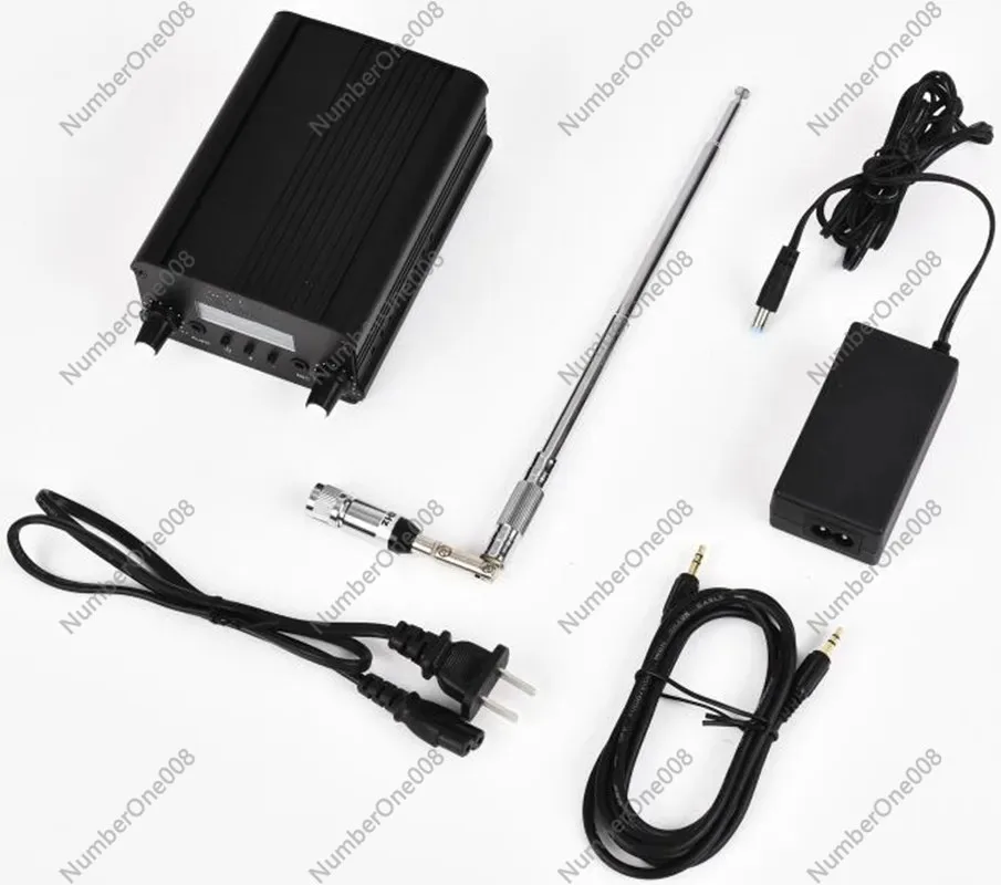 1W/7W 12V 3A 76-108MHZ Stereo PLL FM Transmitter Broadcast Radio Station + Power  supply + Antenna