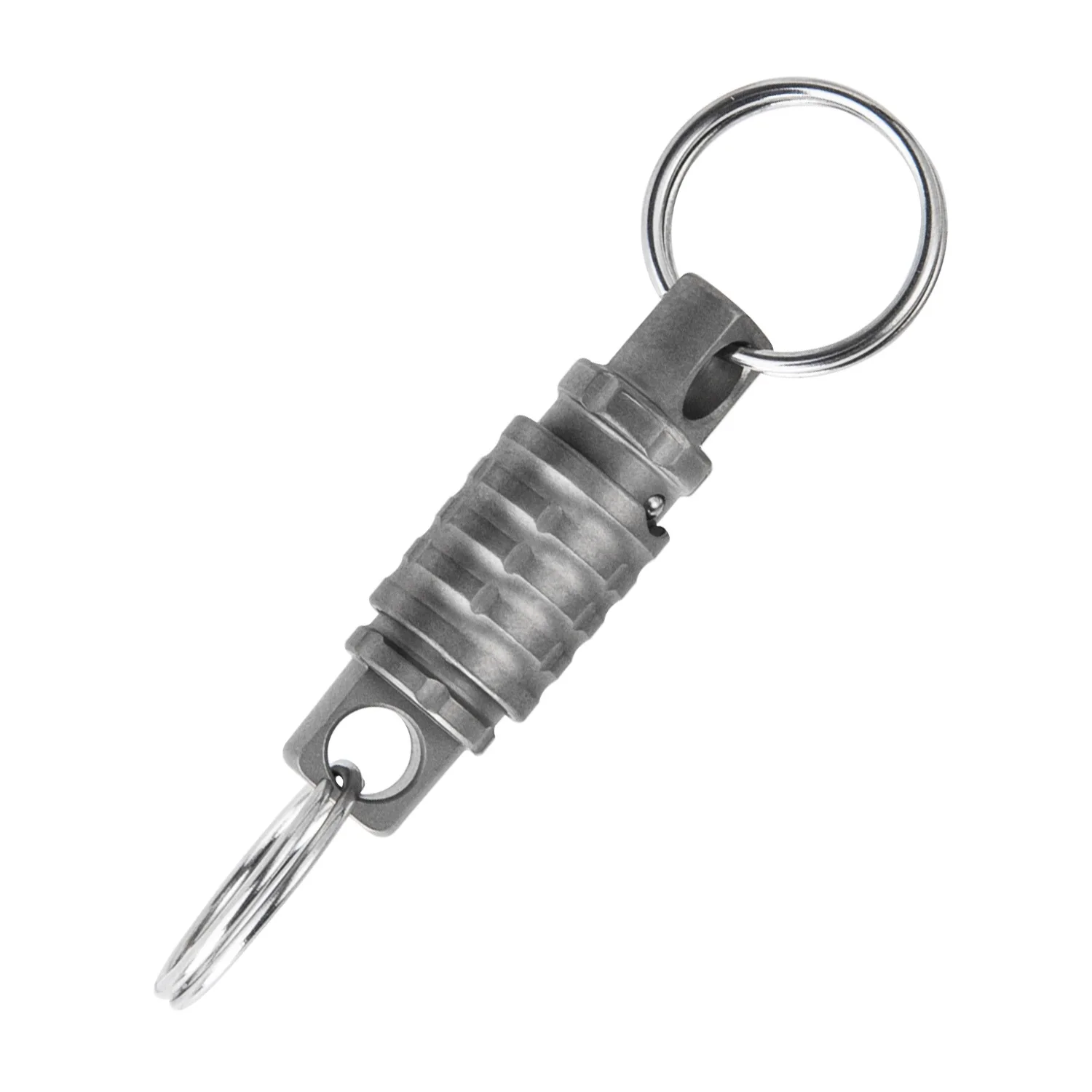 TC4 Titanium Alloy Quickly Dismantle 360°Universal Rotating Positioning Lock Keychain, Portable EDC Small Pendant,A1294