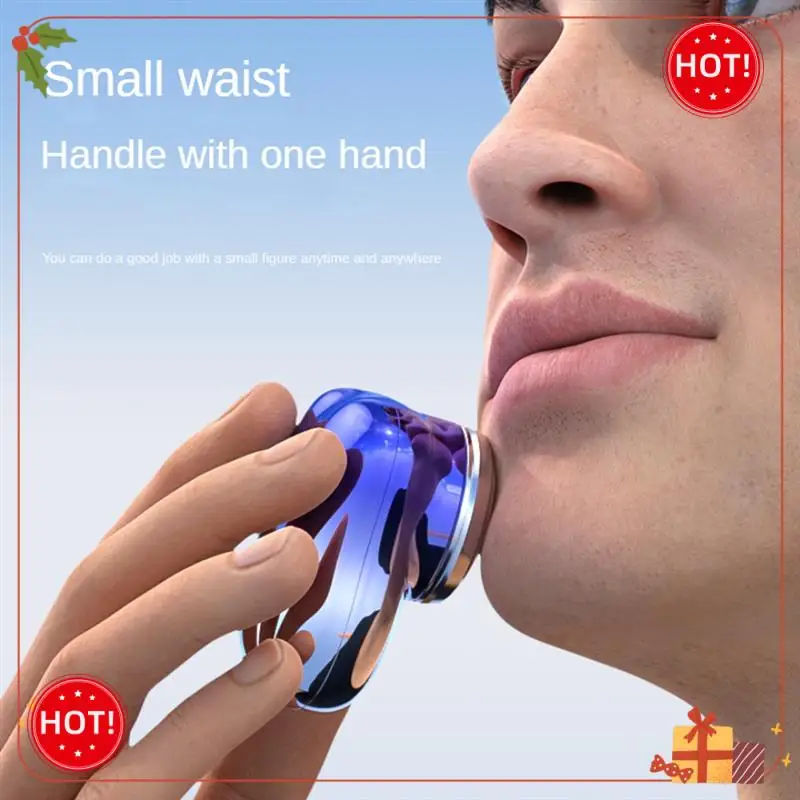 رائعة صنعة المحمولة USB ماكينة حلاقة كهربائية السفر ماكينة حلاقة للرجال جيب ماكينة حلاقة كهربائية أداة تهذيب اللحية شاشة ديجيتال ،