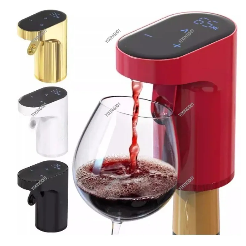 Portable Electric Wine Aerator Mini Automatic Decanter Compact Wine Dispenser for Smooth Flavorful Wine