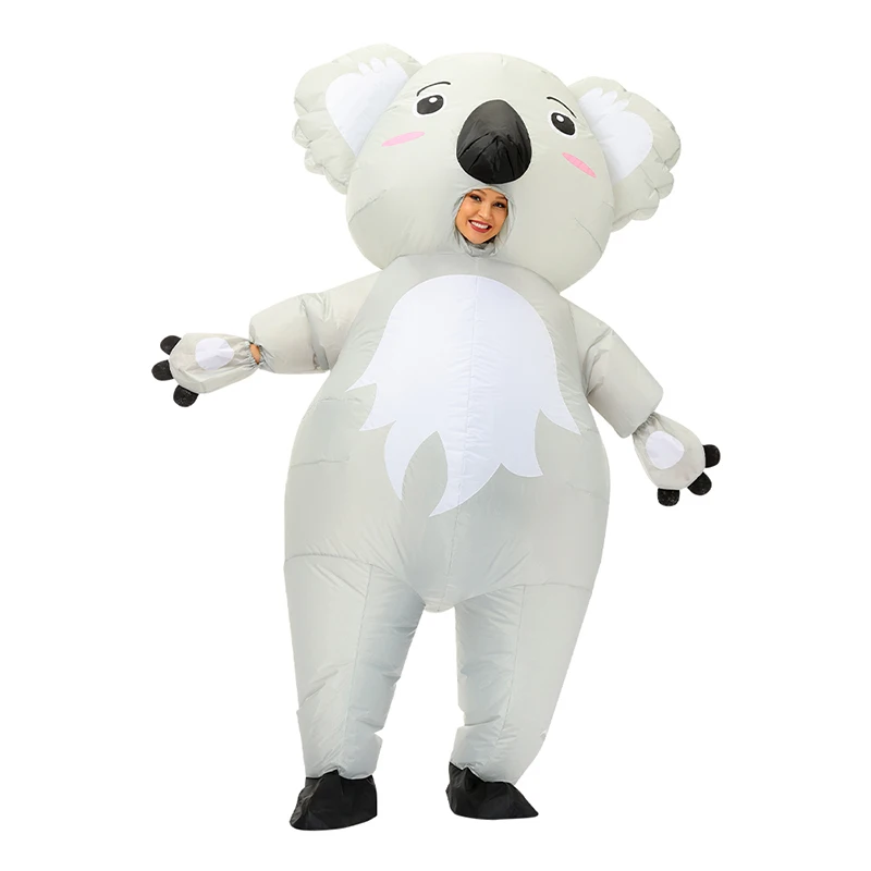 

Easter Koala Inflatable Costumes Adult Halloween Zebra Cosplay Costumes Bunny Rabbit Role Play Disfraz Fancy Party Dress