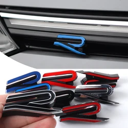 3D ABS Car Styling Front Grille Badge Decoration Sticker Car Accessorie For Volkswagen VW New R Polo Passat Golf Beetle Scirocco