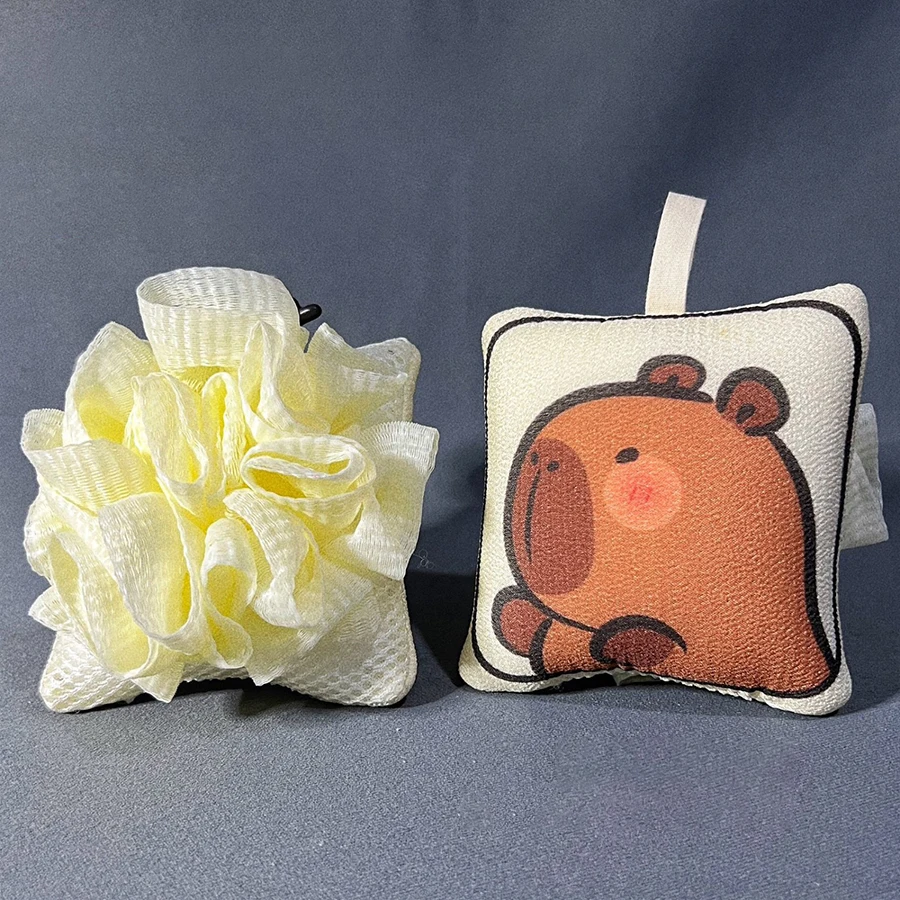 كرة حمام بالا على شكل بطاقة، مقشرة على الوجهين ورغوية الكل في واحد #3