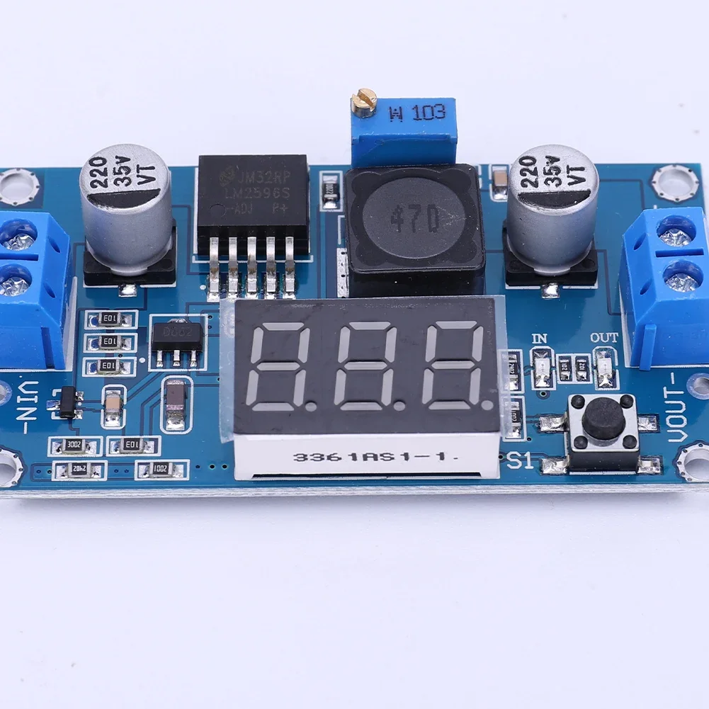 1-20PCS LM2596 BUCK 3A DC-DC Voltage Adjustable Step-Down Power Module Power Supply Step Down Voltage Regulator Module +Blue LED