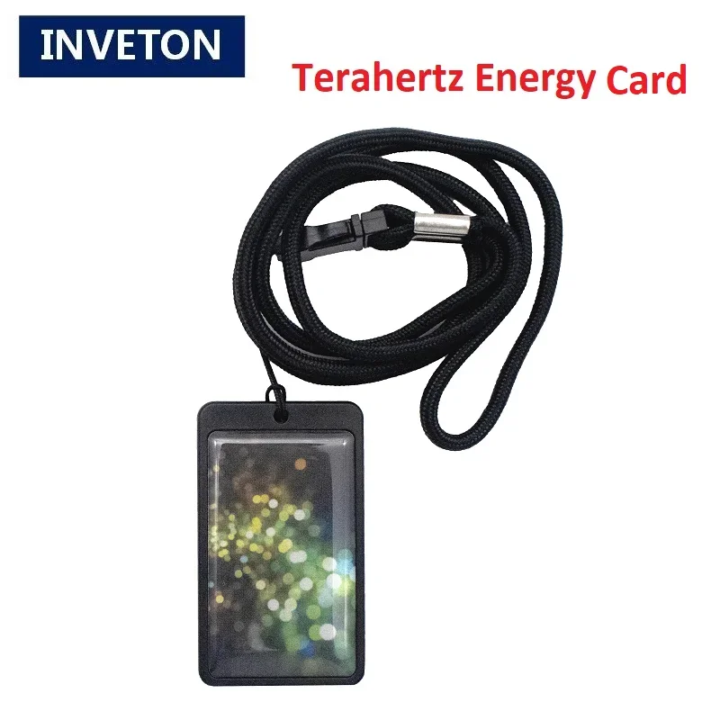 Quantum New Me Card Terahertz Energy  Card with Bag Cord Nume Now Terahertz  Tarjeta Cuantica Quantic Ion Card