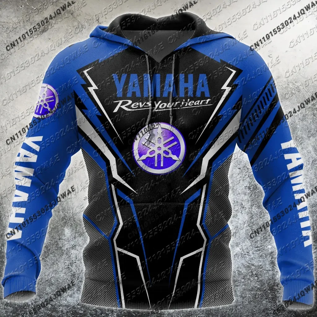 

Yamaha гоночная толстовка для мужчин и женщин осень/зима свободная удобная повседневная модная верхняя мотоциклетная уличная спортивная рубашка для велоспорта