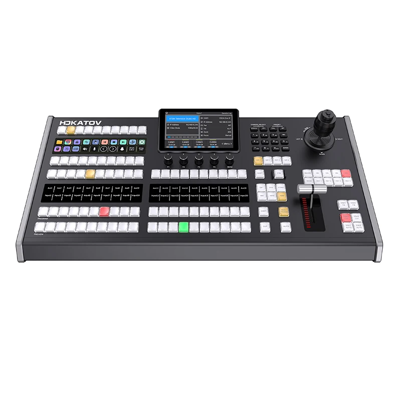 JJTS Advanced Panel Video Switcher Multifunctional Panel Professional Audio Radio Tv Broadcast Equipment