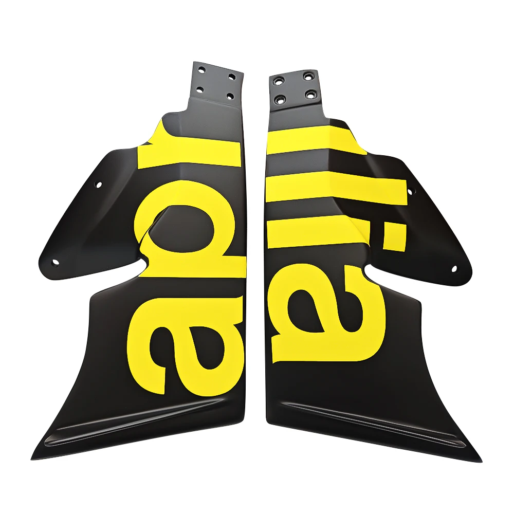 For Aprilia GPR150R GPR250R motorcycle side shields, high-quality ABS black yellow fixed wings, windshield side wings, ailerons