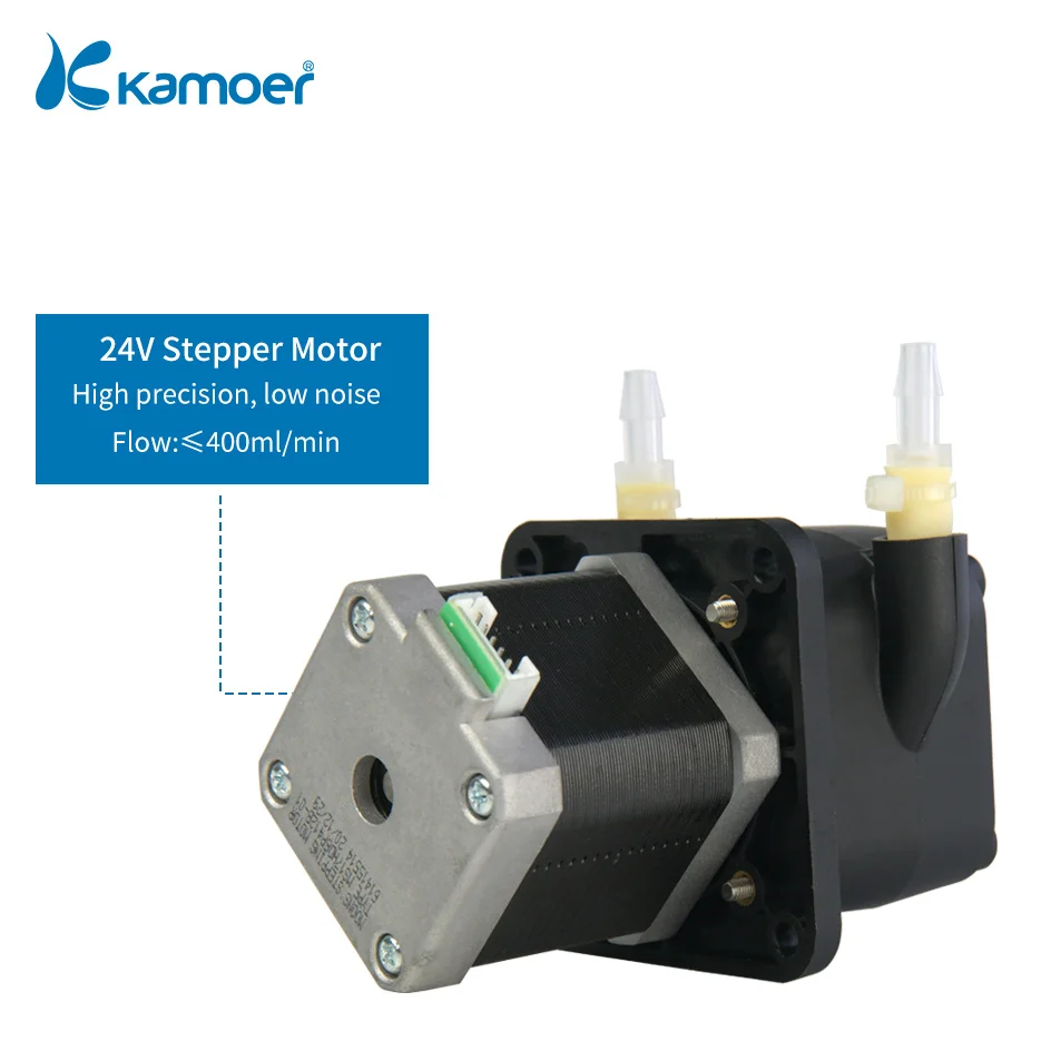 Kamoer 400ml/min KPHM400 Peristaltic Pump DIY Peristaltic Liquid Pump 24V Self-priming Pump Circulation Small Pump Suction Pump