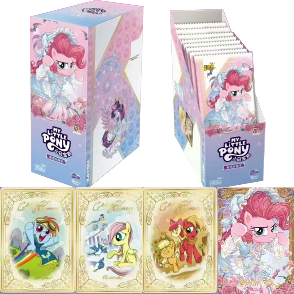 

KAYOU My Little Pony Card Huiyue Pack Ninth Bullet Gilded Ultimate Crystal Magic Card Аниме Коллекционные карты Игрушки Подарок
