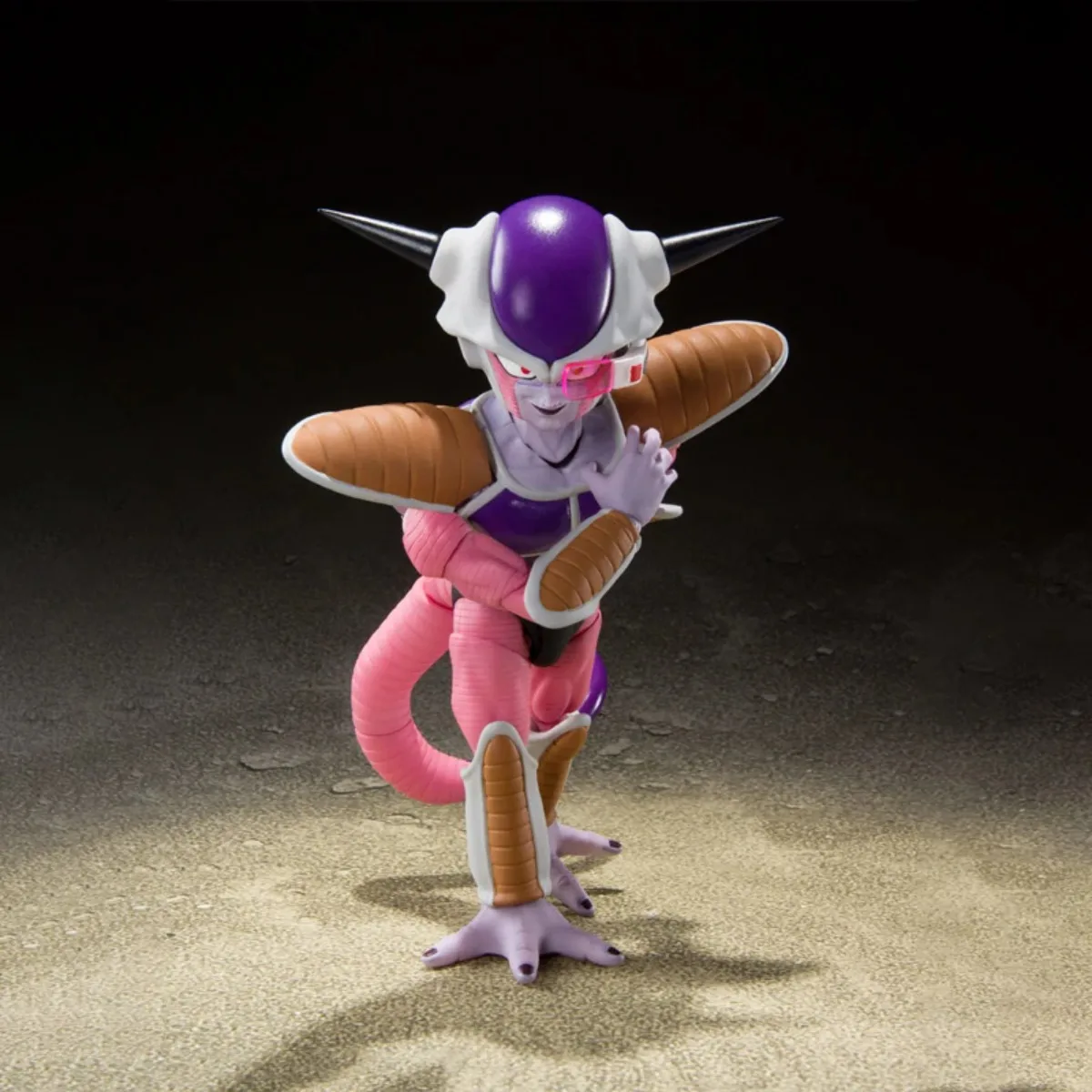 Genuíno bandai original shf frieza primeira forma & frieza pod figura de ação modelo kits colecionáveis presente para crianças modelo artesanal