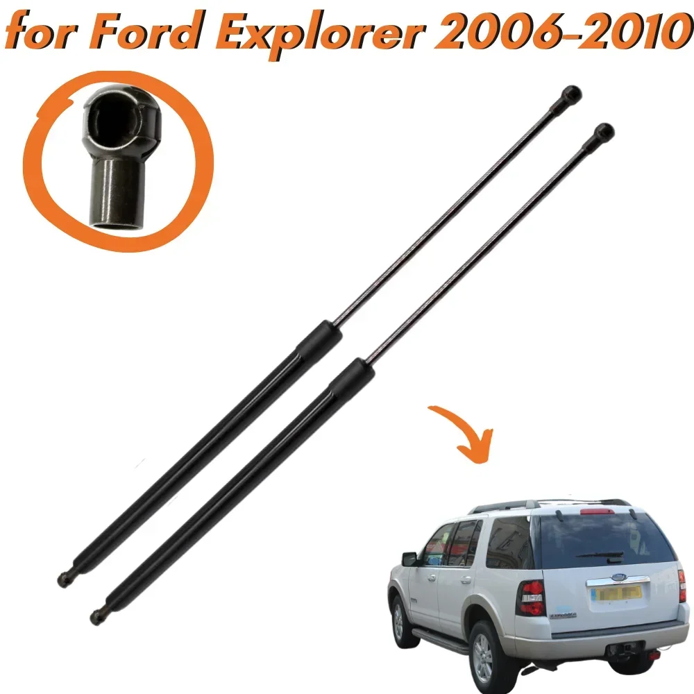 Qty(2) Trunk Struts for Ford Explorer Sport Utility 2006-2010 22.25inch Rear Tailgate Boot Lift Supports Gas Springs Shocks