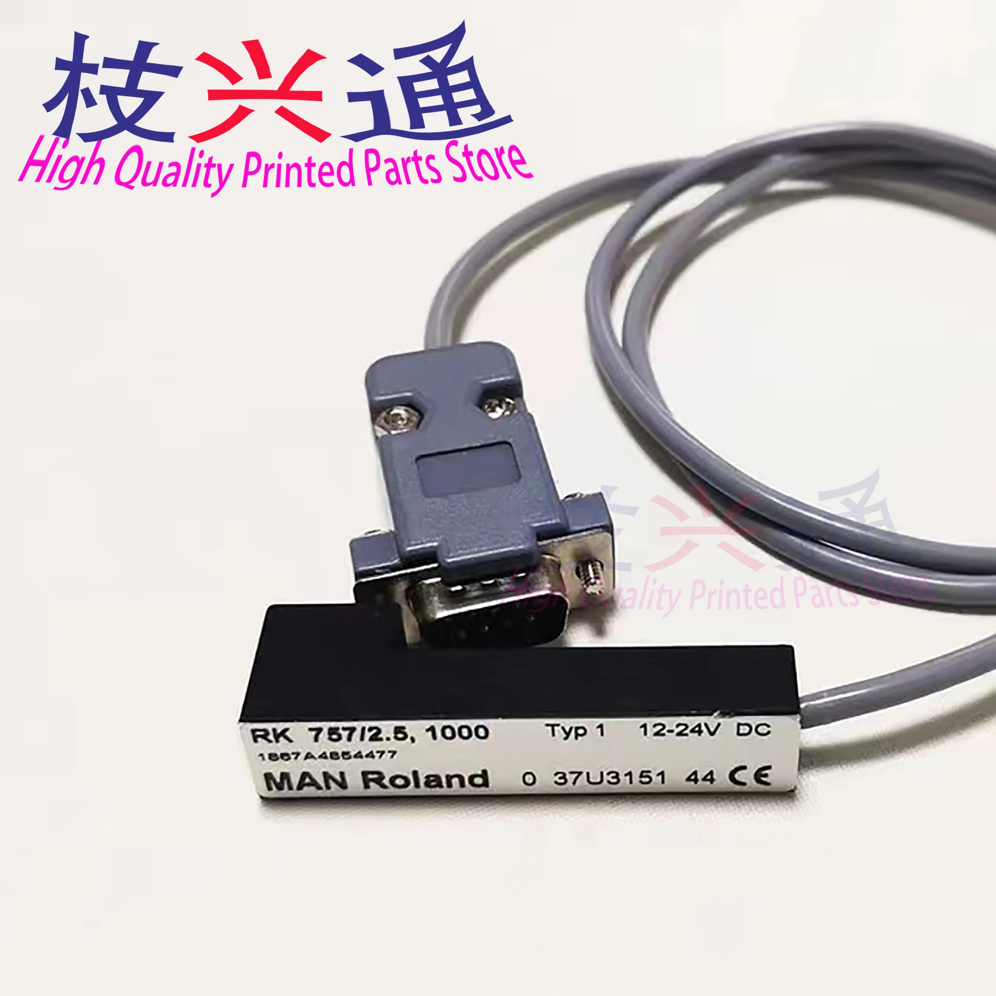 2 piezas ManRoland 700 Sensor de calibre frontal RK757/2.5 0.37U3151.44 Sensor RL700 para repuestos de máquina de impresión Roland