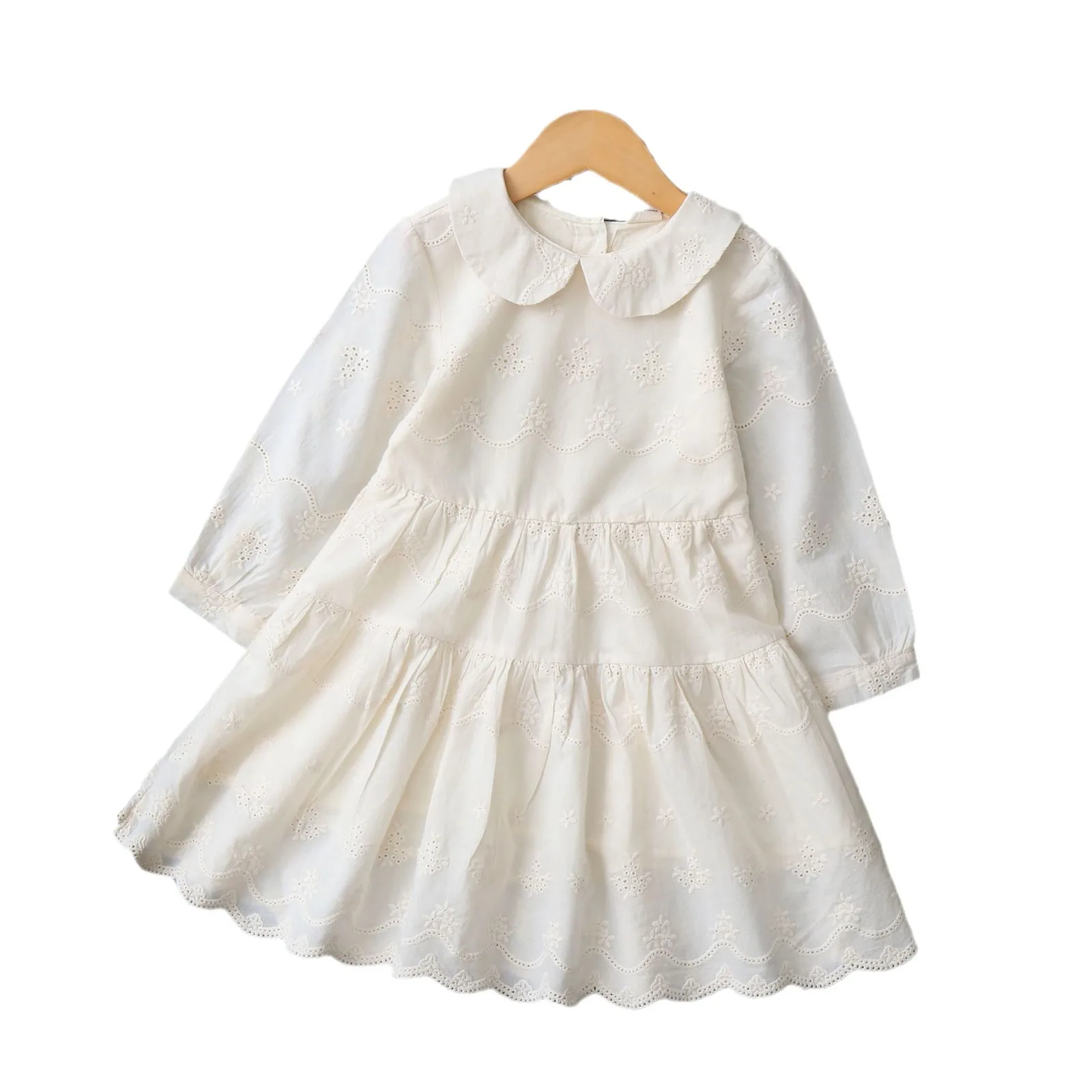 Butter UR-Robe en coton à manches longues pour filles, vêtements de princesse pour bébé, automne, nouveau, 2024