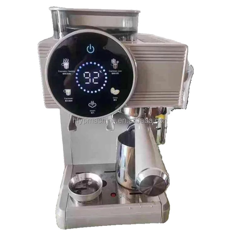 

Professional Espresso Coffee Maker With Dual Extraction Grinding All-in-One Milk Frother & Tank Bean-to-Cup System