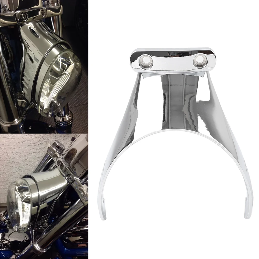 Headlamp Cover Headlight Bracket Mount Chrome Aluminum For Harley Davidson V-Rod Models Muscle VRSCX VRSCF 2002+