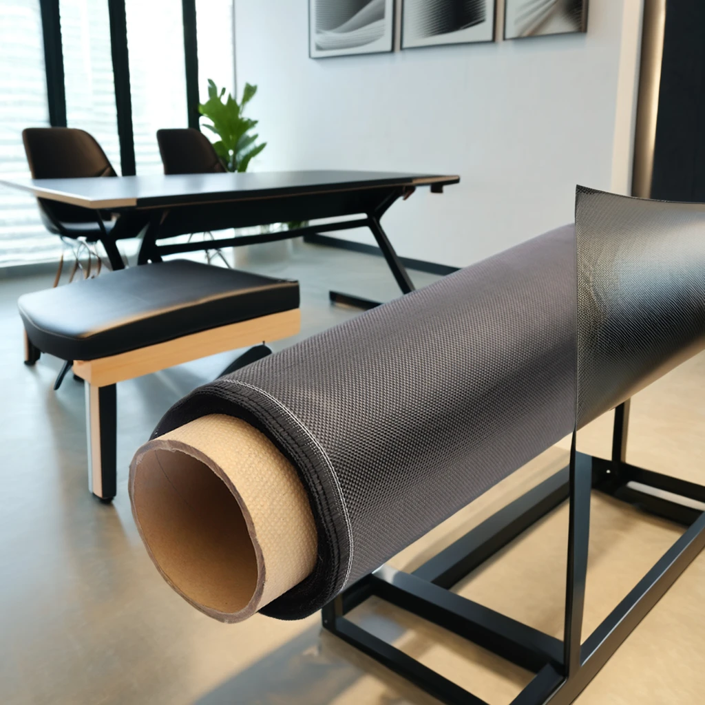 Tecido de Fibra de Carbono 3K 6K 12K Liso e Sarja, Direto da Fábrica, Baixo Custo, Matéria-Prima Composta Versátil para Reequipamento Automotivo e Esportivo
