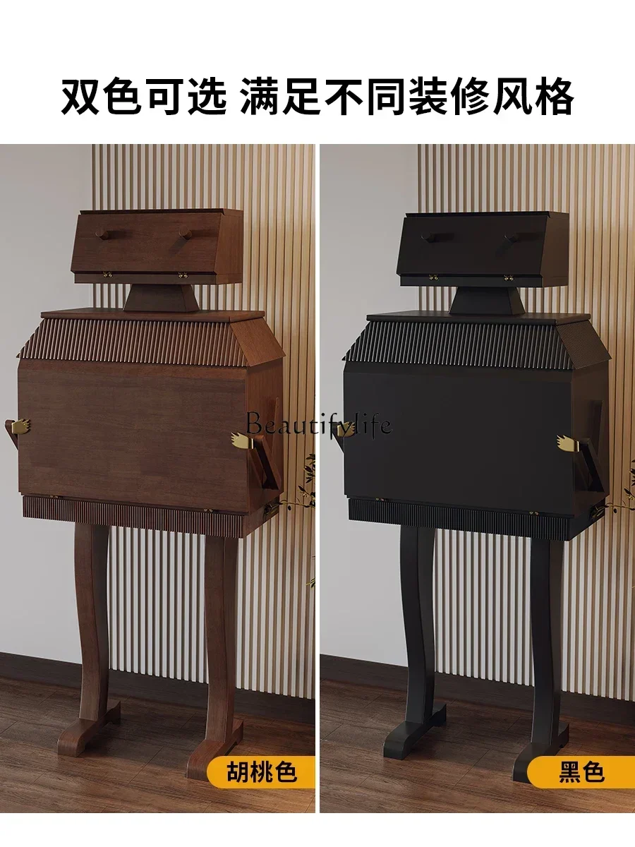 Solid wood robot simple storage, storage, entrance cabinet, American retro storage, special-shaped cabinet