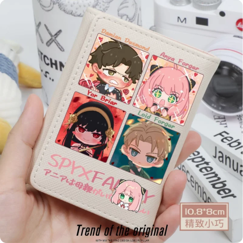 Anime Spy Family Anya Forger  Fashion Wallet PU Purse Card Coin Hasp Money Bag Cosplay Gift B1259