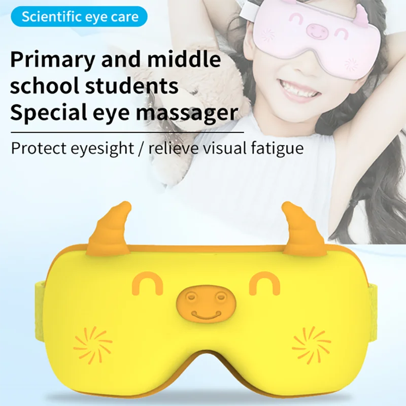 

Eye Protector 223 Children's Cartoon Air Pressure Eye Massager Hot Compress Eye Massager Bluetooth Music To Relieve Fatigue