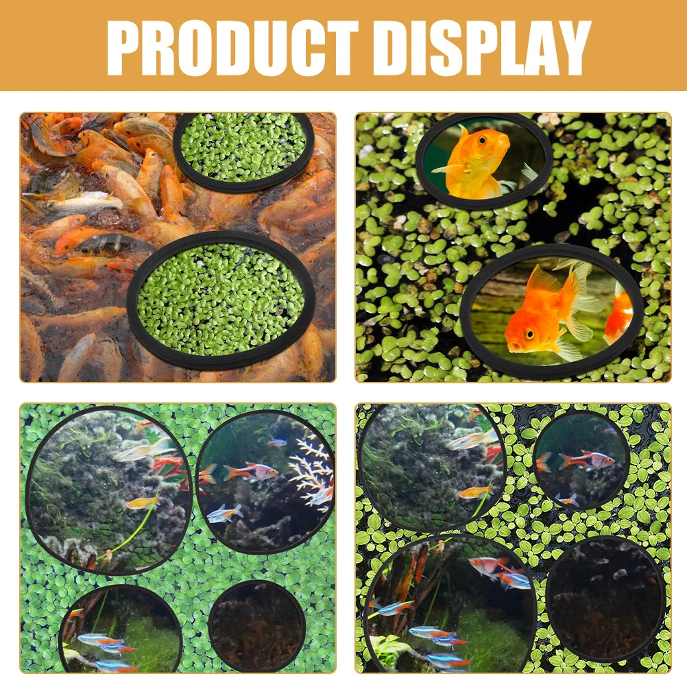 

2Set Tank Floating Plant Rings Long Lasting Easy Clean Durable Eva Material for Various Aquatic Plants Floating Plant Rings