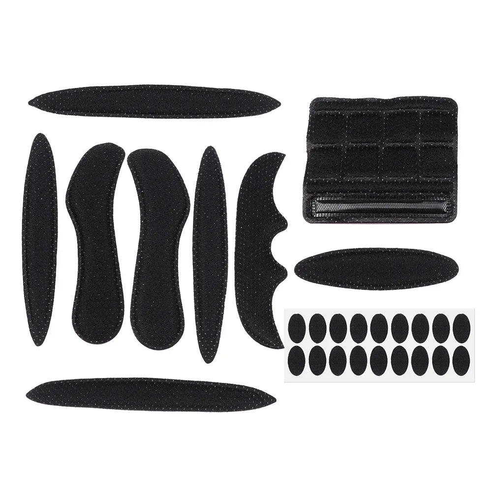 27pcs/set Helmet Padding Kits Sealed Sponge Replacement Motorcycle Bicycle Cycling Universal Foam Pads Set image 5