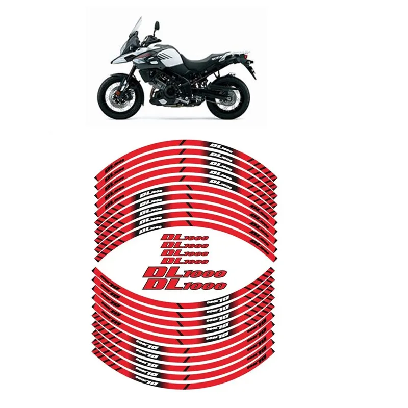 FOR SUZUKI DL1000 Motorcycle Parts Contour Wheel Decoration Decal Sticker - C