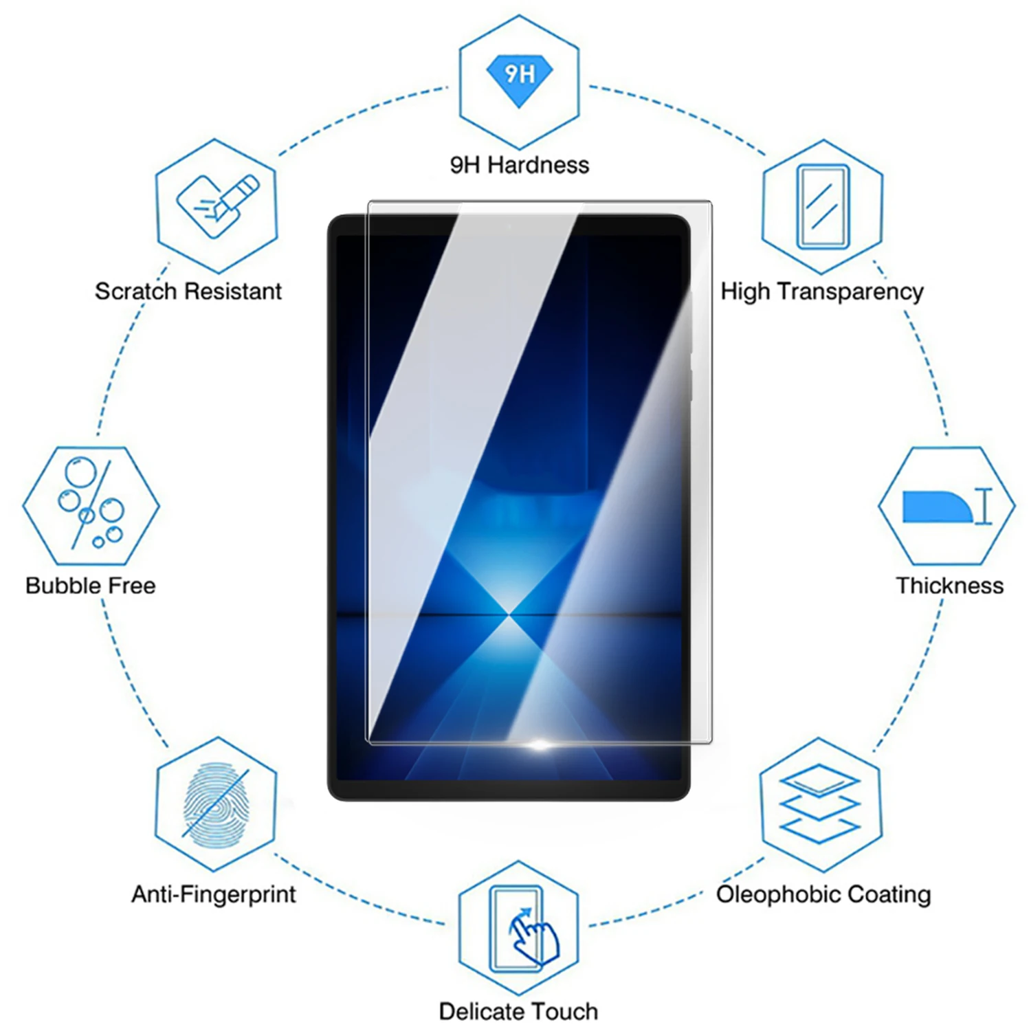 واقي شاشة من الزجاج المقسى لجهاز Lenovo Legion Y700 8.8 بوصة Gen 4/3/2/1 لجهاز Legion Tab 2nd 3rd 8.8 بوصة غطاء مضاد للخدش #2